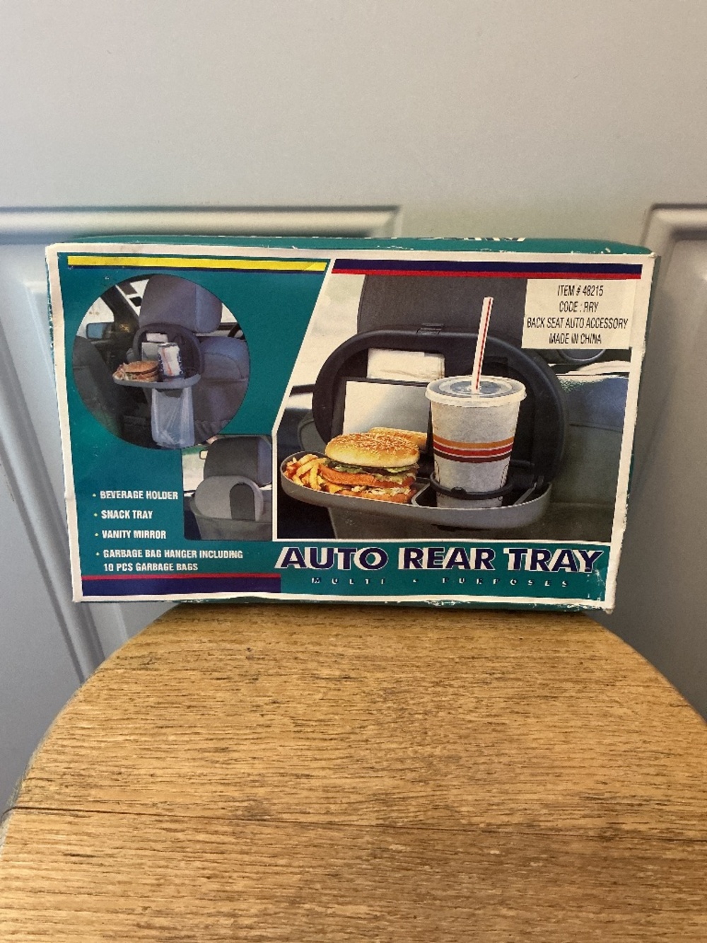 New Vintage Auto Rear Seat Tray Multi Purpose Universal Snack Tray Drink Holder
